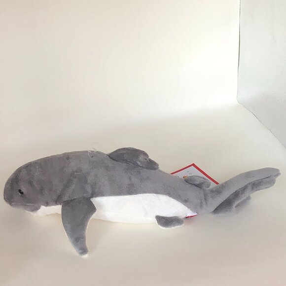 New w/Tag Douglas Plush Shark Smiley Stuffed Animal13.7" - Picture 7 of 9